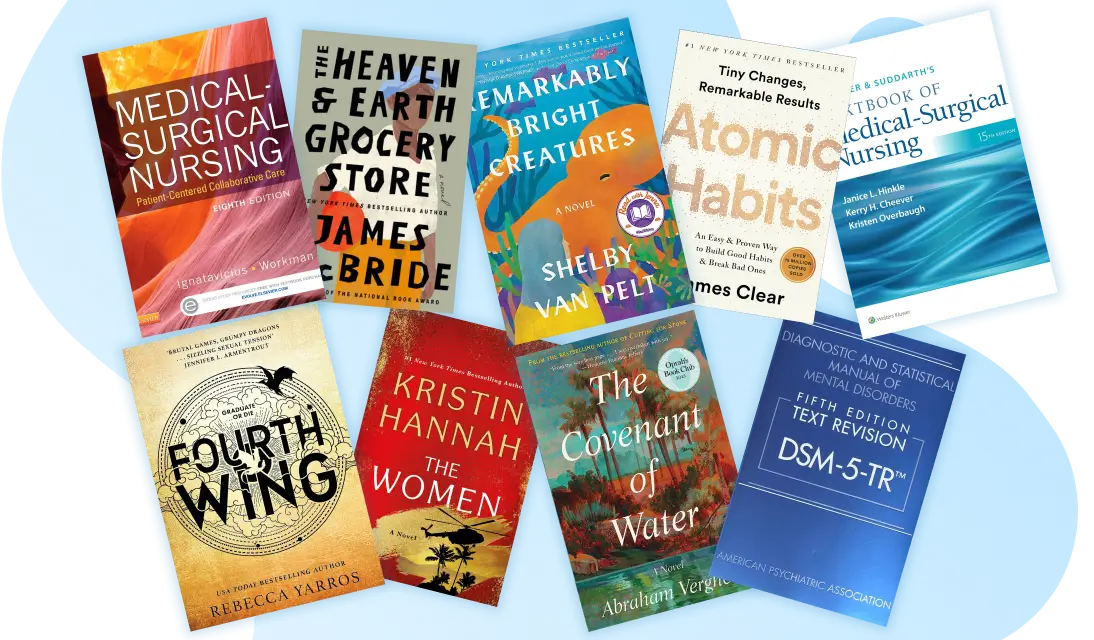 Book collection display